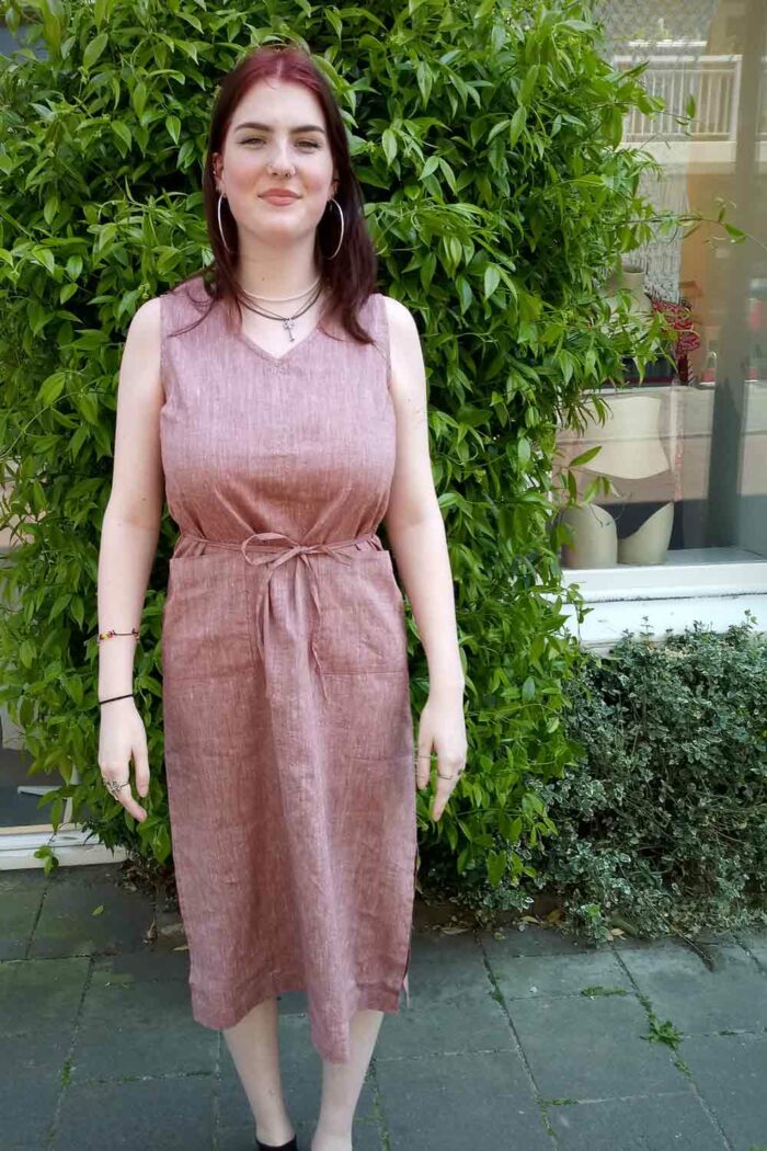 Mouwloze jurk Arabian spice
