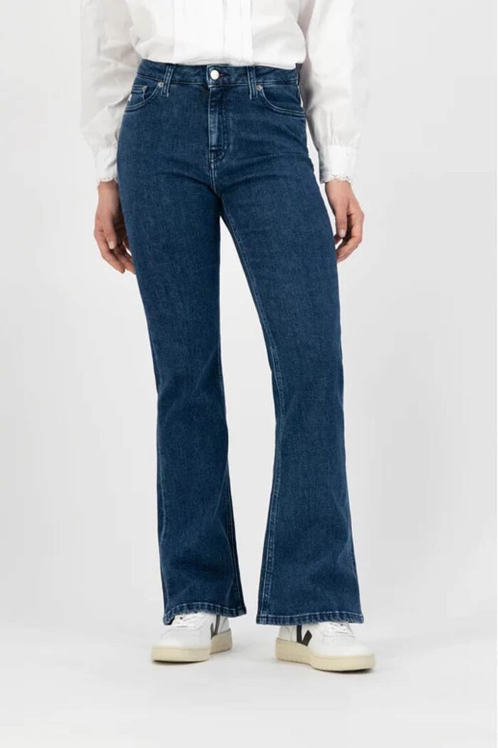 Flared jeans stone indigo