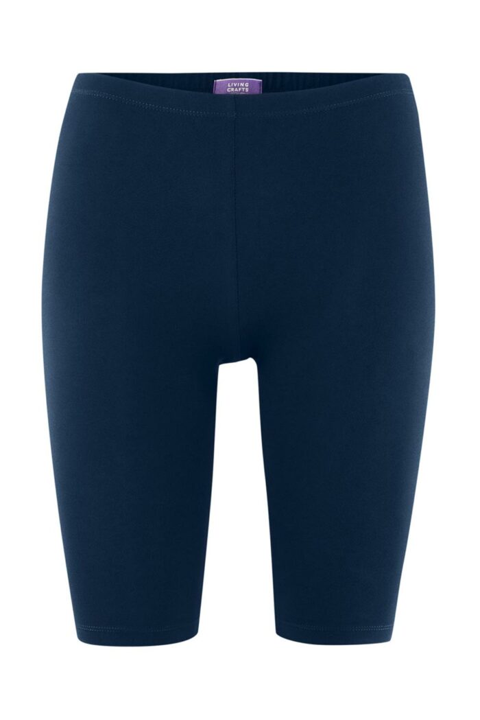 Biokatoenen fietsbroekje donkerblauw