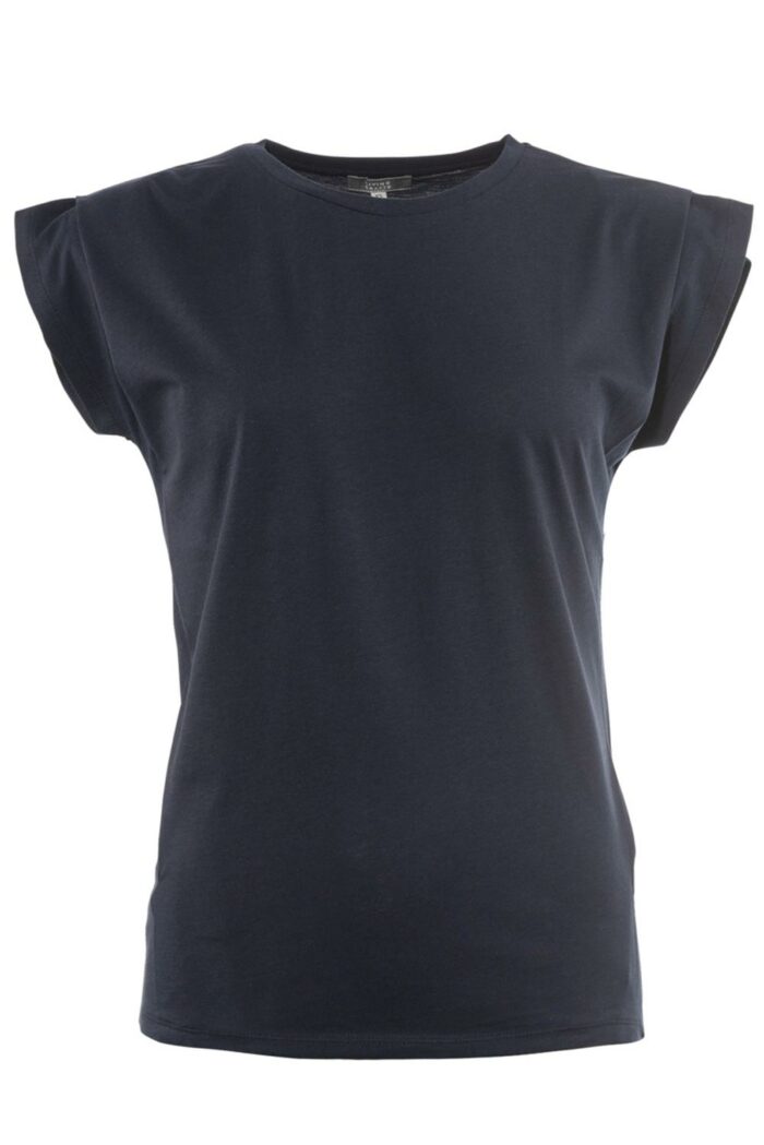 Shirt aangeknipte mouw