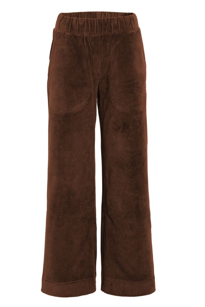 Velours broek bruin