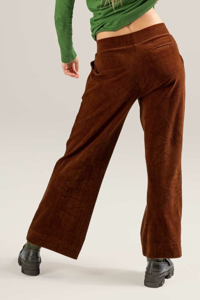 Velours broek bruin - Afbeelding 3