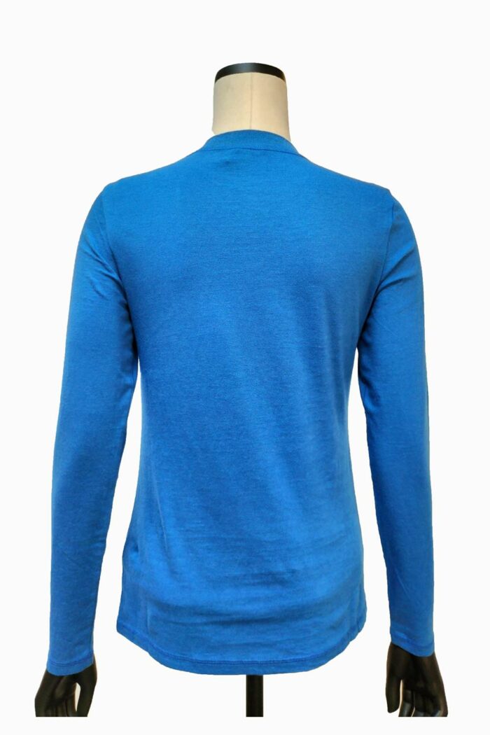100% biokatoenen shirt met opstaand boordje - Afbeelding 2