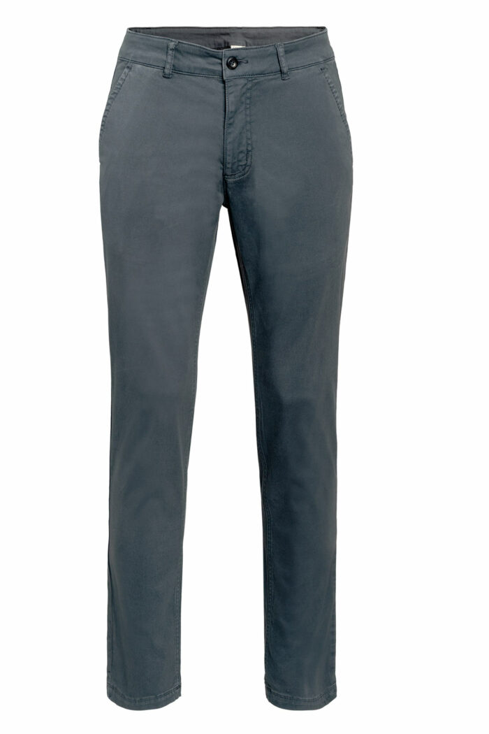 Heren chino grijs