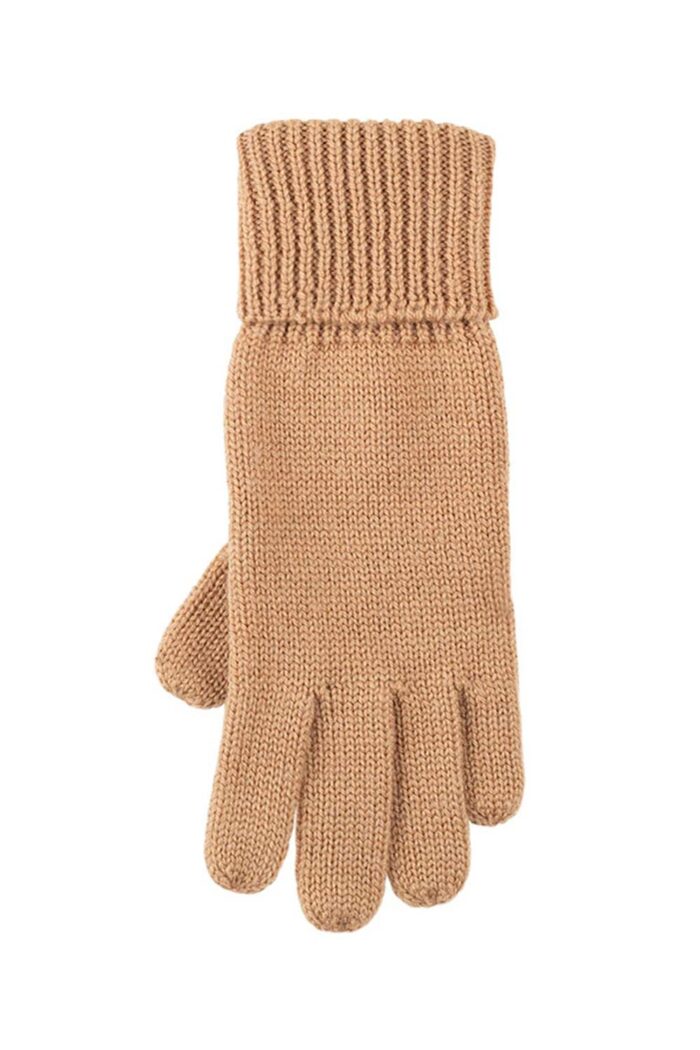 Handschoenen merinowol camel