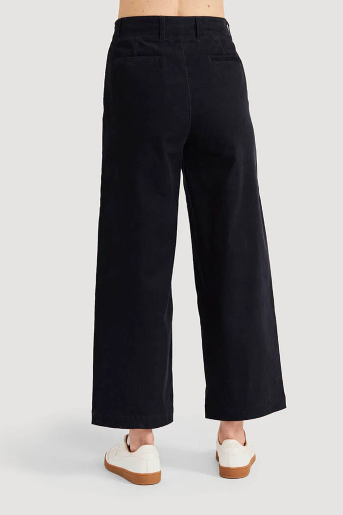 Ribbroek culotte zwart - Afbeelding 2