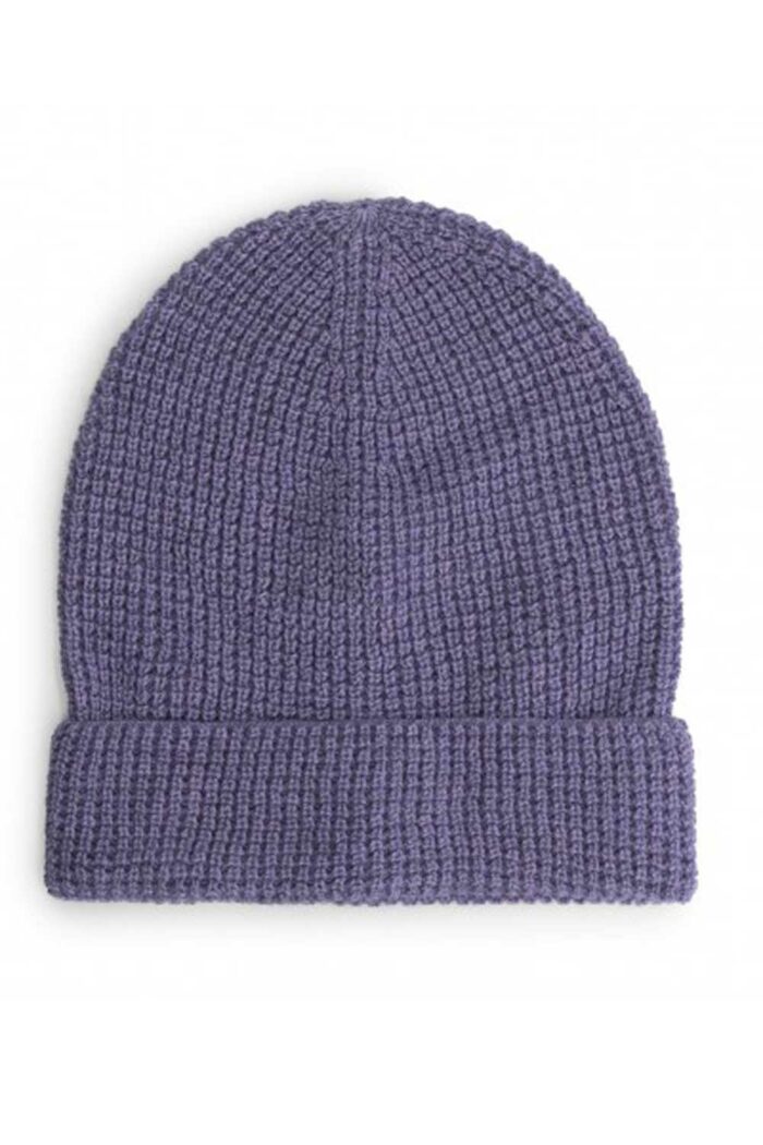 Wollen muts - lila