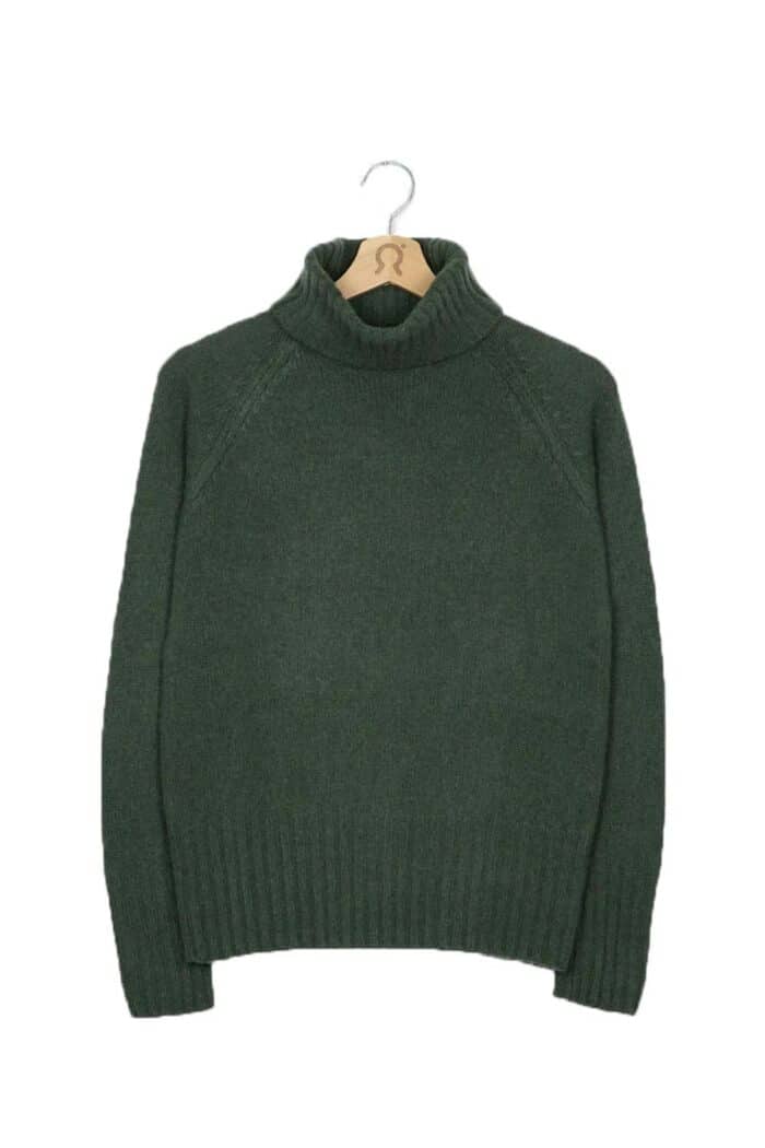 Coltrui recycled kasjmier groen - Afbeelding 2