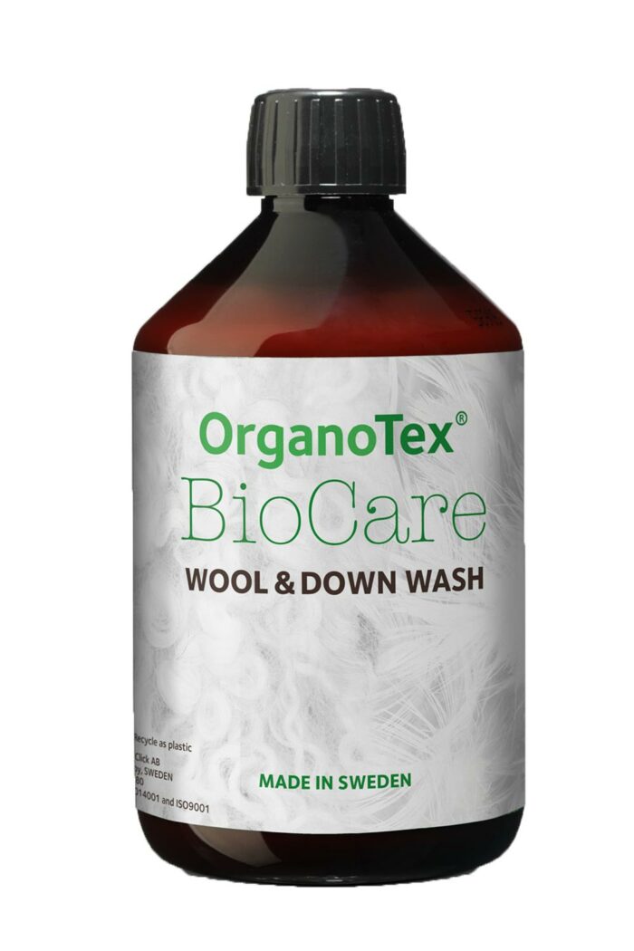 Wasmiddel Organotex wollen en donzen kleding