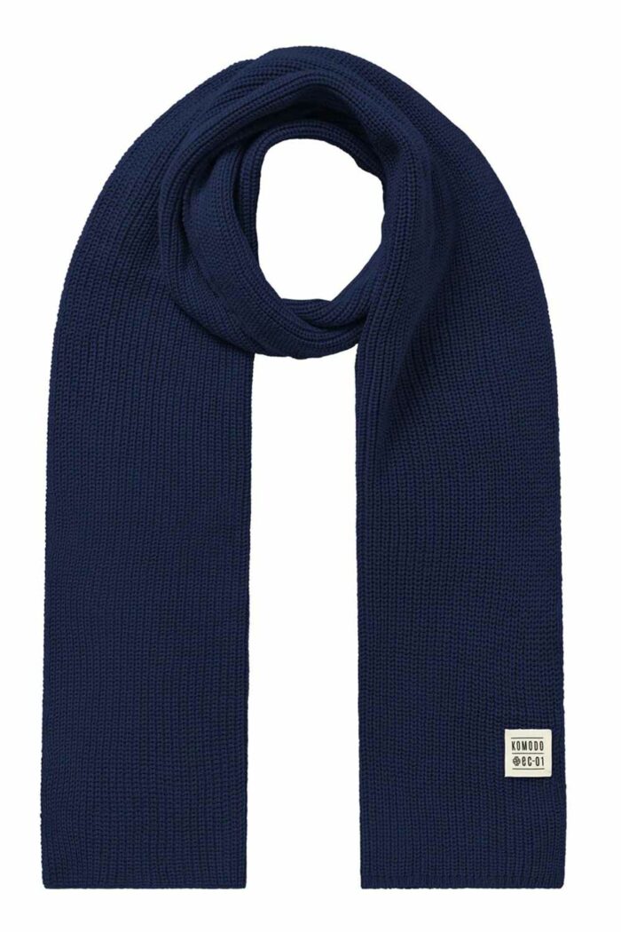Sjaal biokatoen donkerblauw