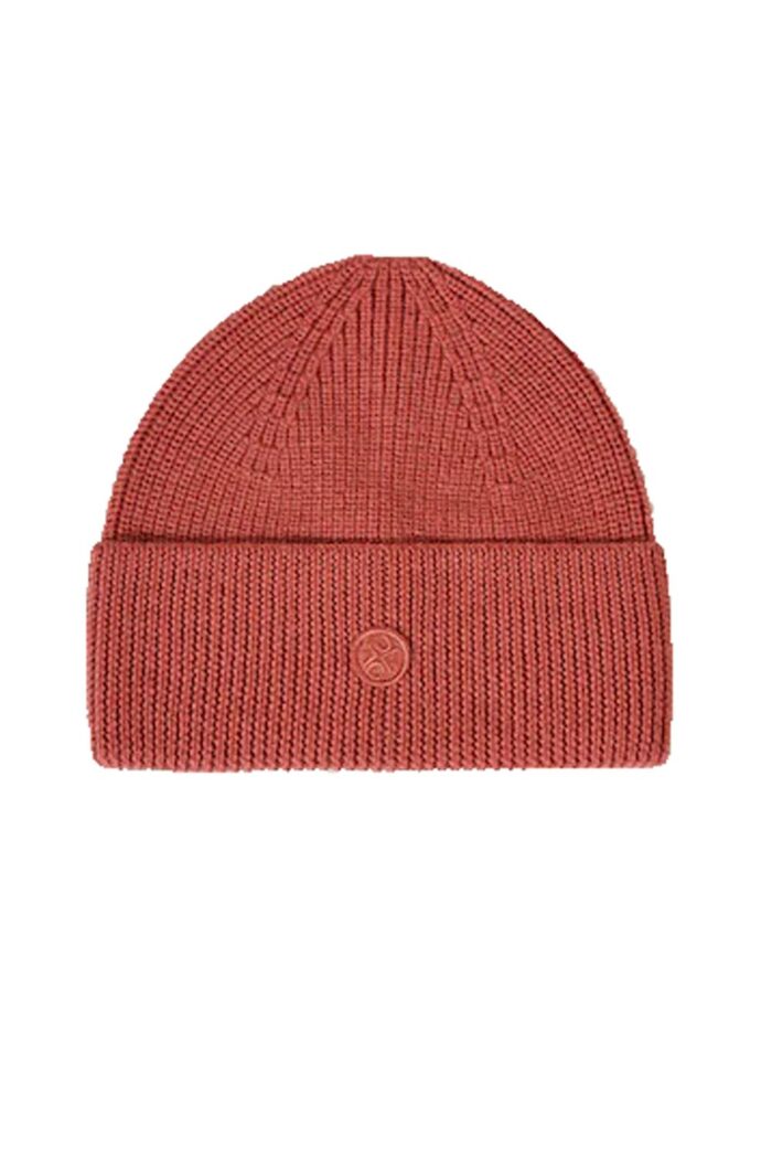Wollen beanie oranje