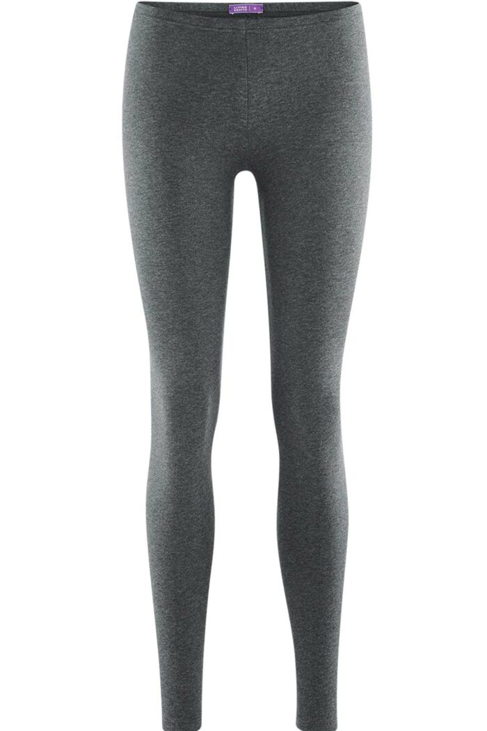 Legging biokatoen antraciet