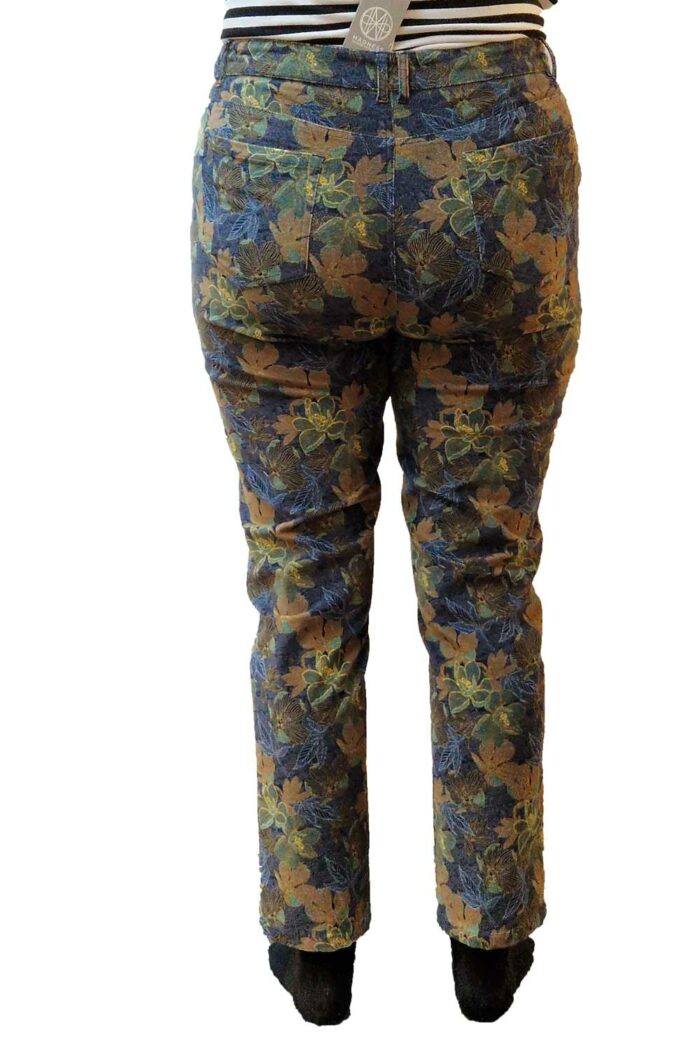 5-pocket broek velvet bloemen - Afbeelding 3