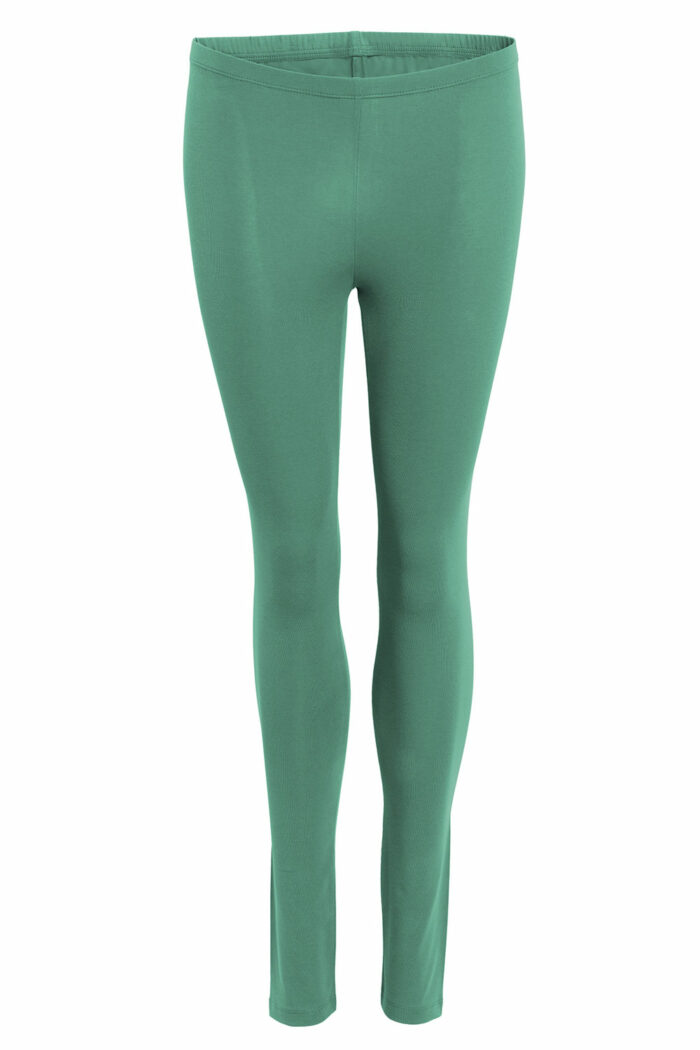 Legging biokatoen zeegroen