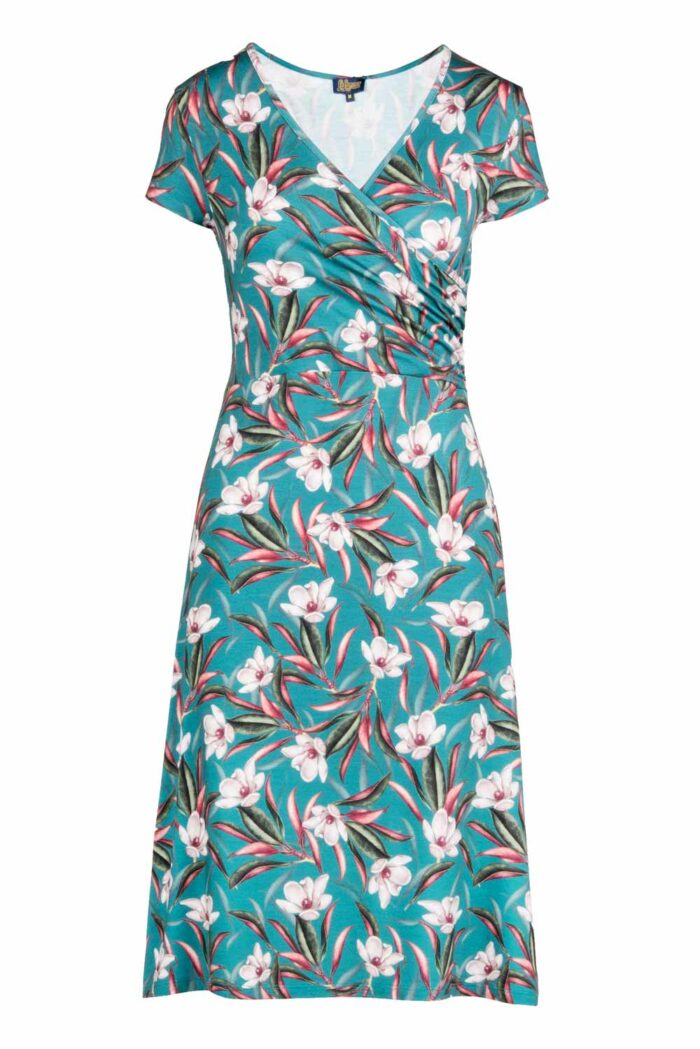 Jurk overslag magnolia groen