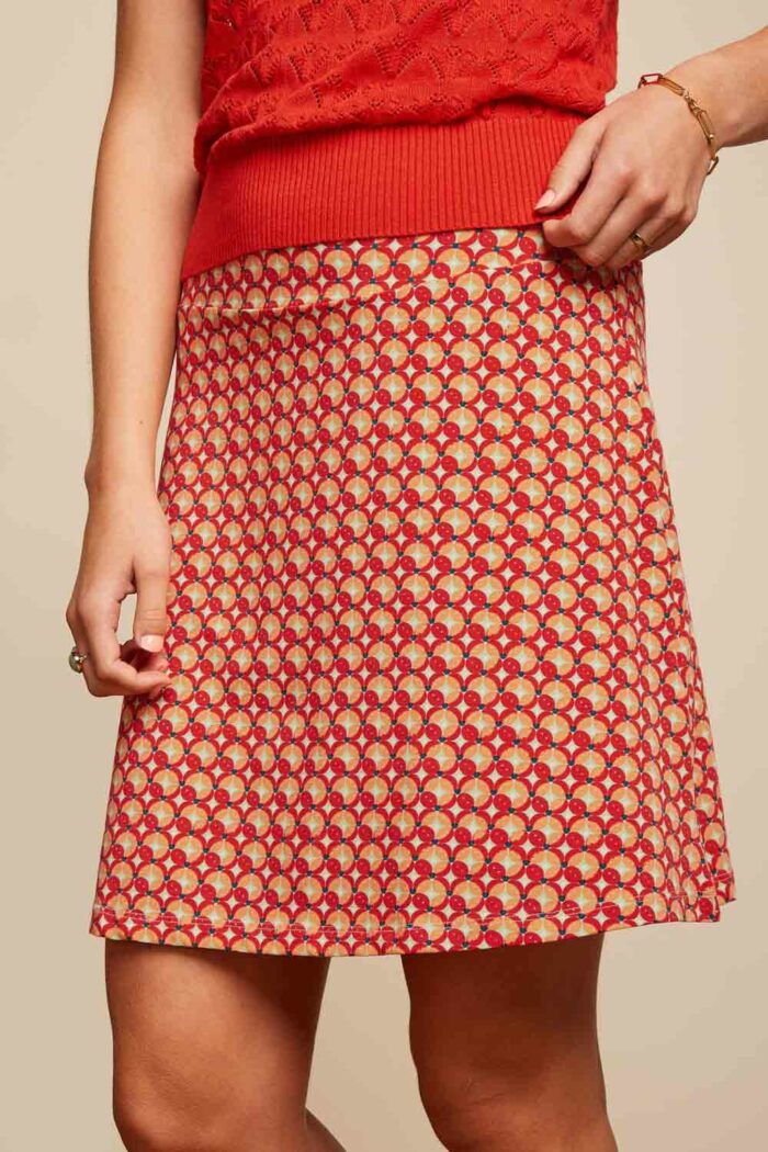 Rode retro print rok