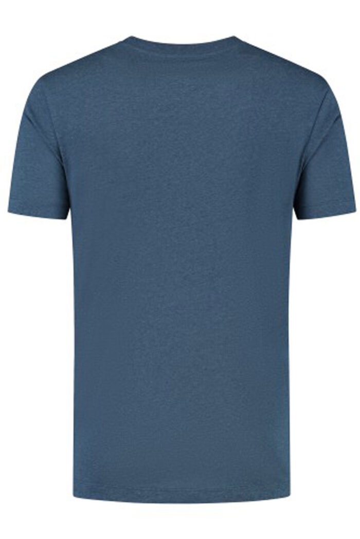 T-shirt gerecycelde spijkerstof Birdwatcher blauw - Afbeelding 2