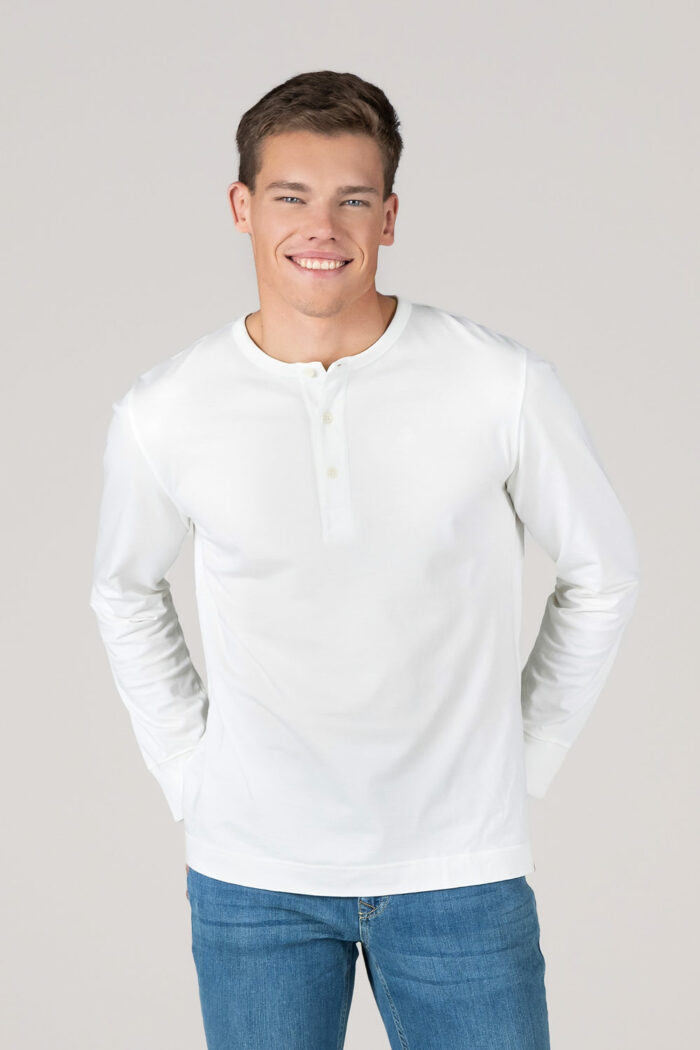 Henley shirt met lange mouw biokatoen