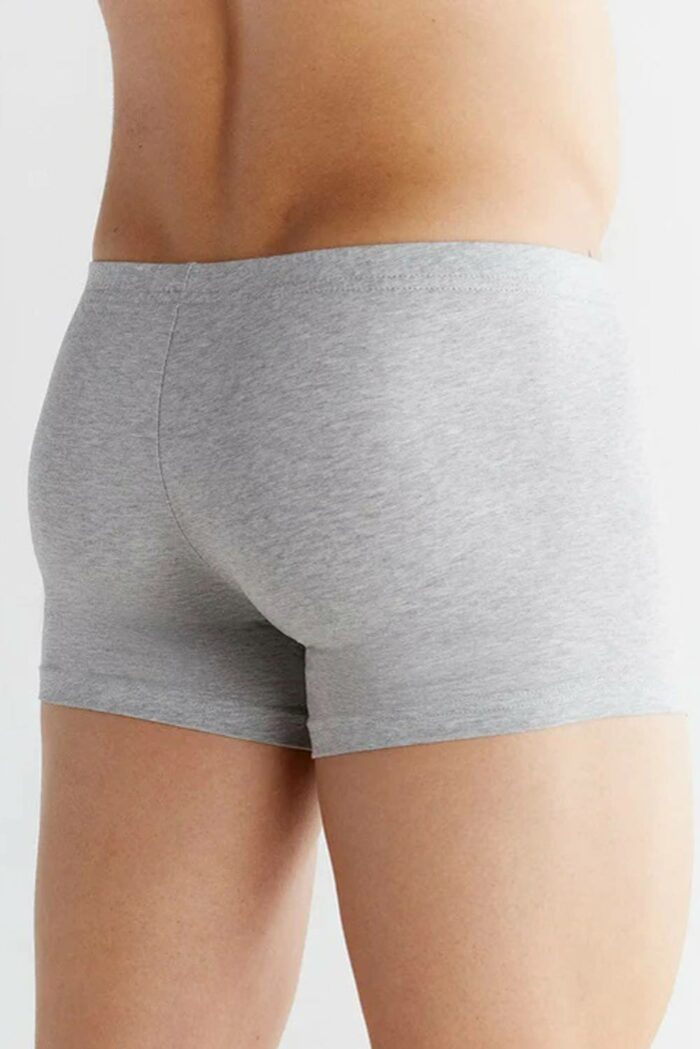 Heren boxer retroshort korte pijp grijs - Afbeelding 2