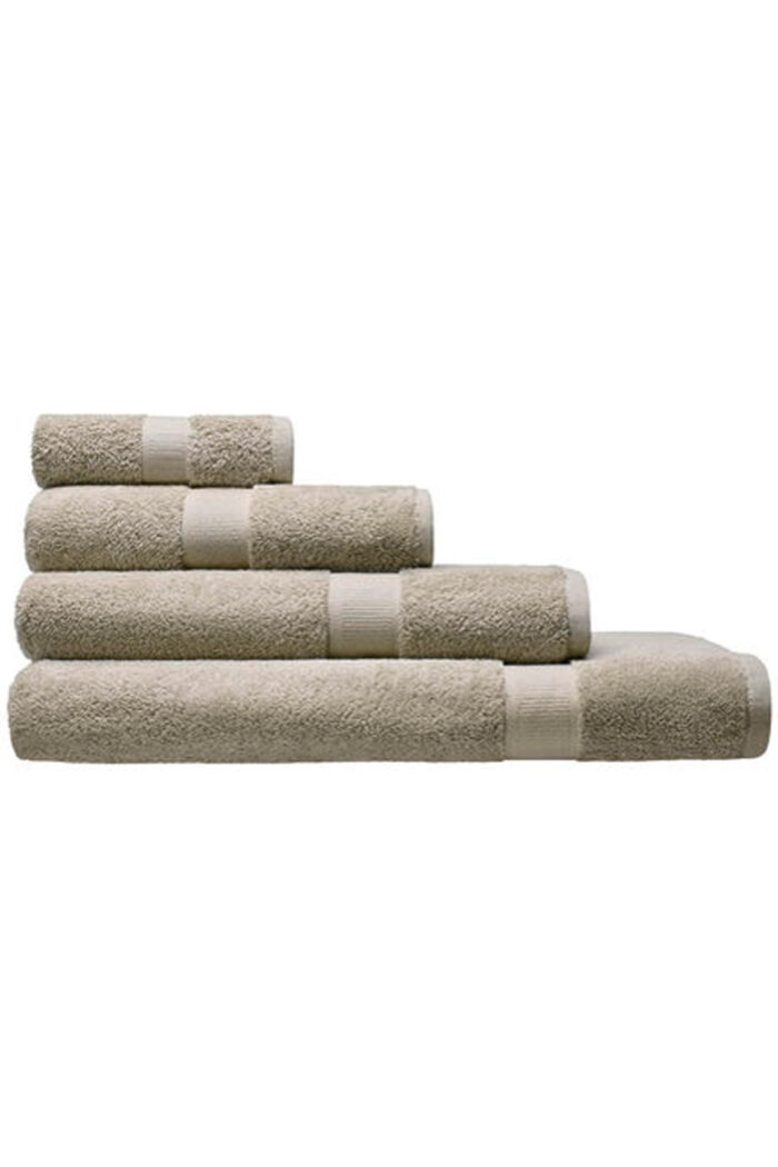 Badtextiel biokatoen beige