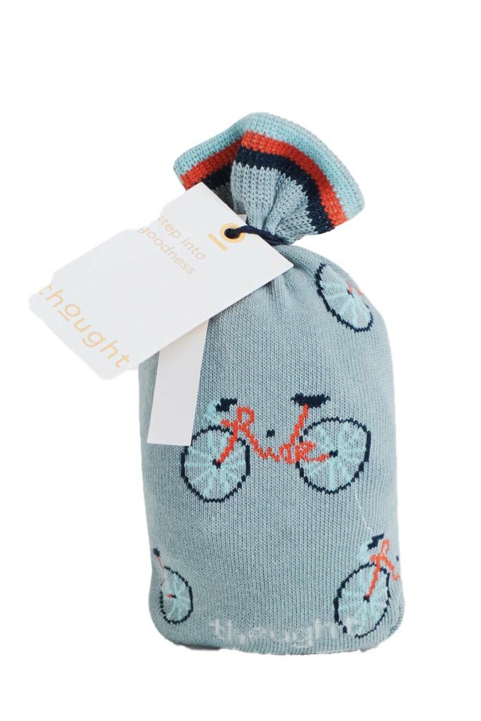 Sokken met fiets in cadeauzakje - Afbeelding 2