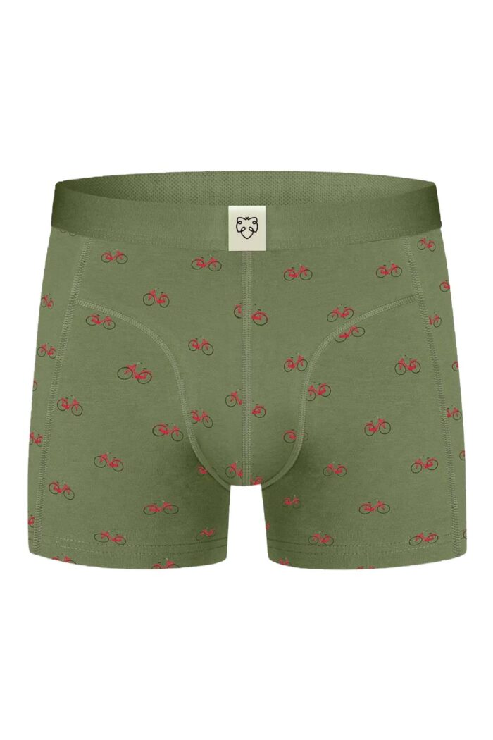 Boxershort rode fietsjes
