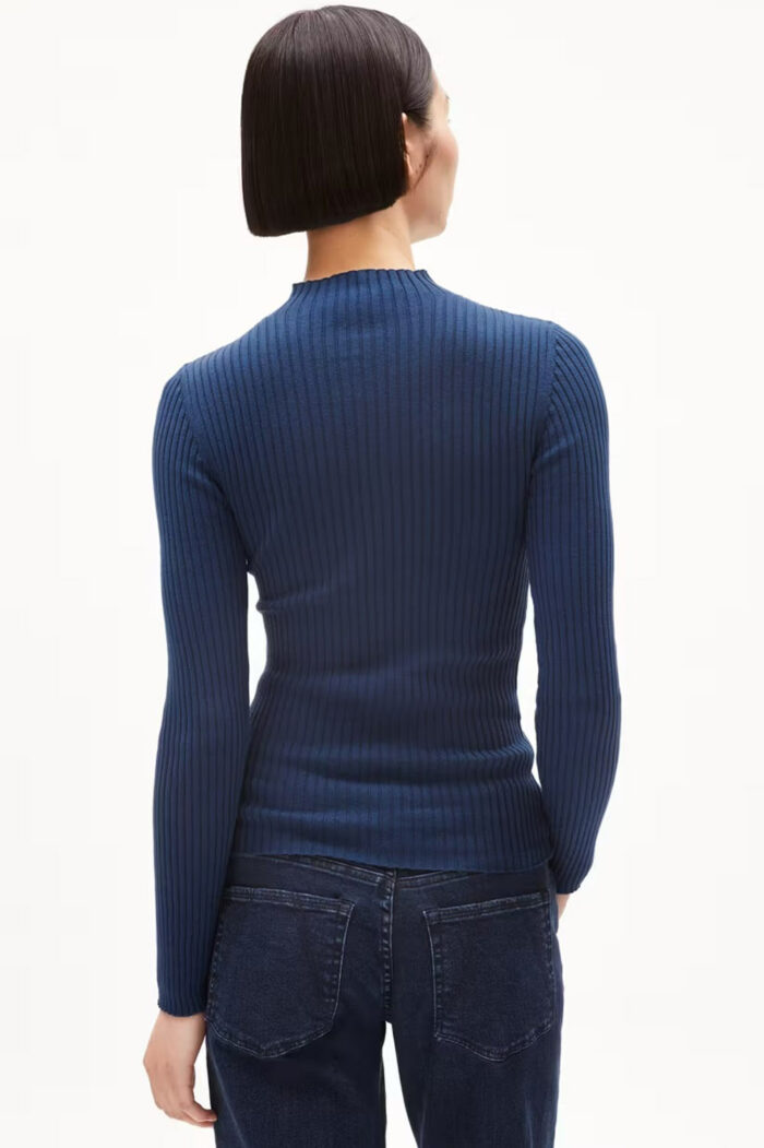 Coltrui rib bio katoen blauw - Afbeelding 3