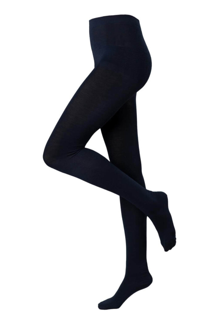 Wollen maillot donkerblauw