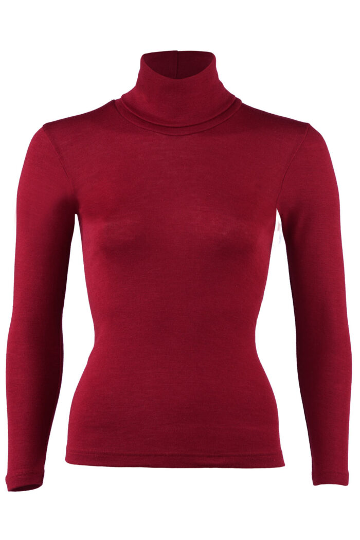 Coltrui wol met zijde rood