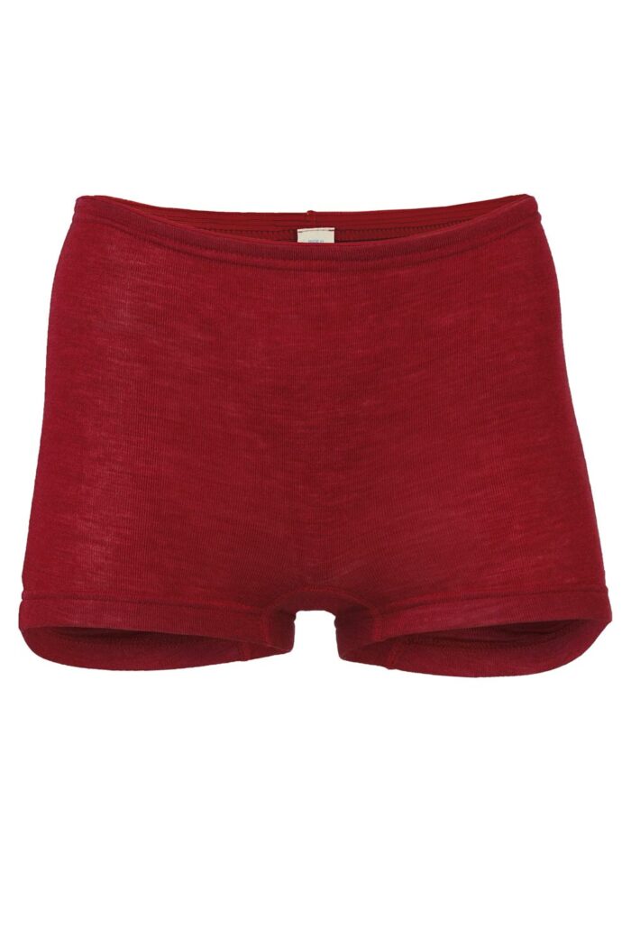 Wolzijden boxershort rood