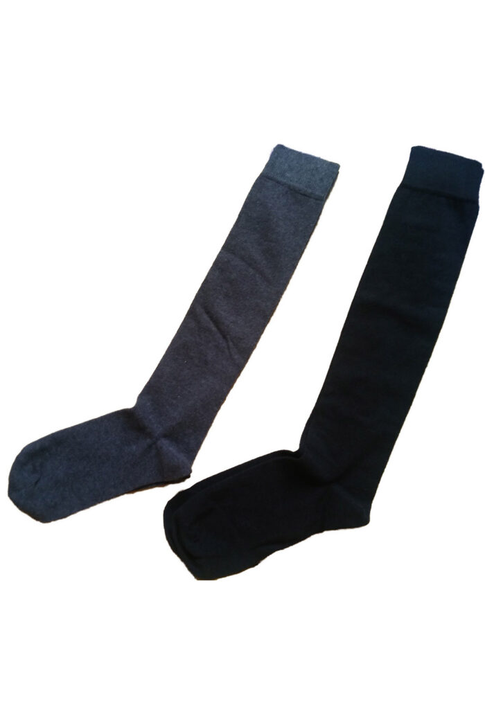 Kniekous katoen donkerblauw