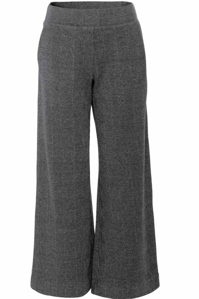 Geruite dikke jerseybroek