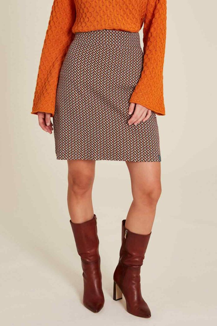 Jacquard rok retro look - Afbeelding 2