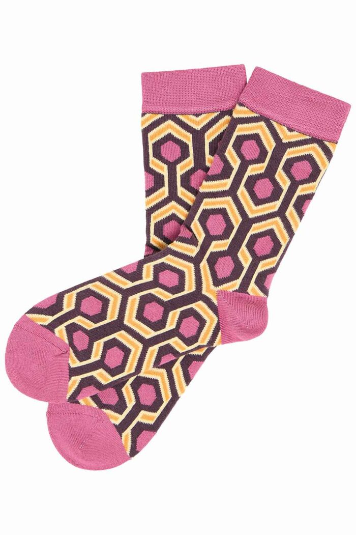 Roze sokken retro