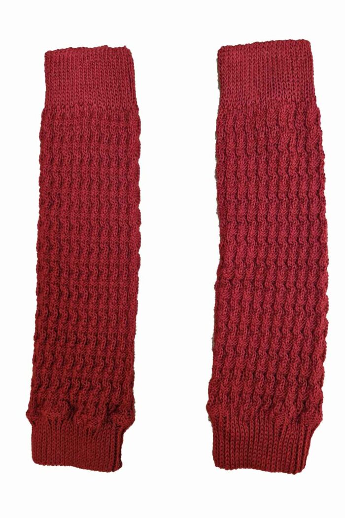 Beenwarmer biokatoen bruinrood