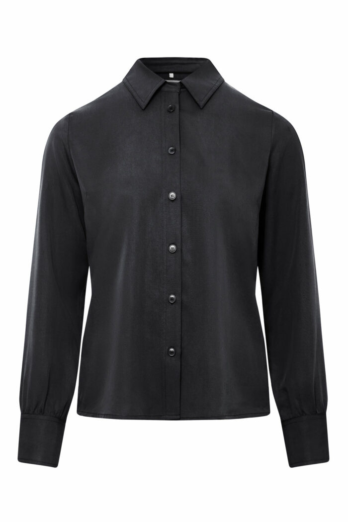 Blouse viscose zwart