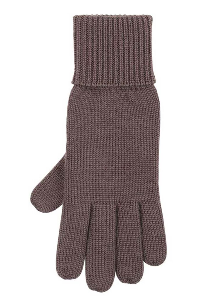 Handschoenen merinowol bruin