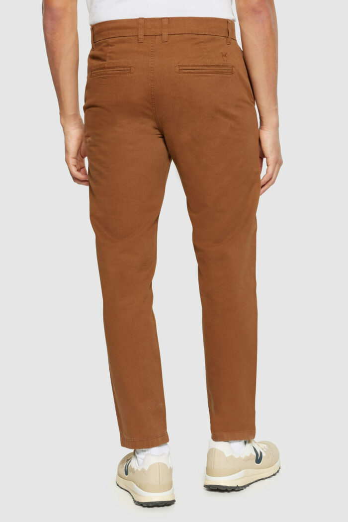 Chinobroek twill biokatoen lichtbruin - Afbeelding 3
