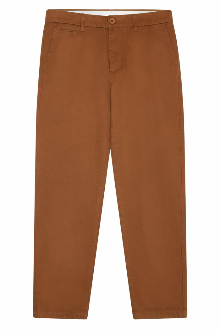 Chinobroek twill biokatoen lichtbruin - Afbeelding 5