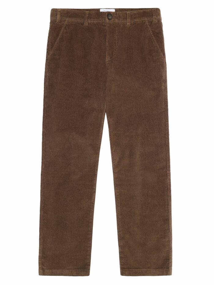 Chinobroek biokatoen rib bruin - Afbeelding 5