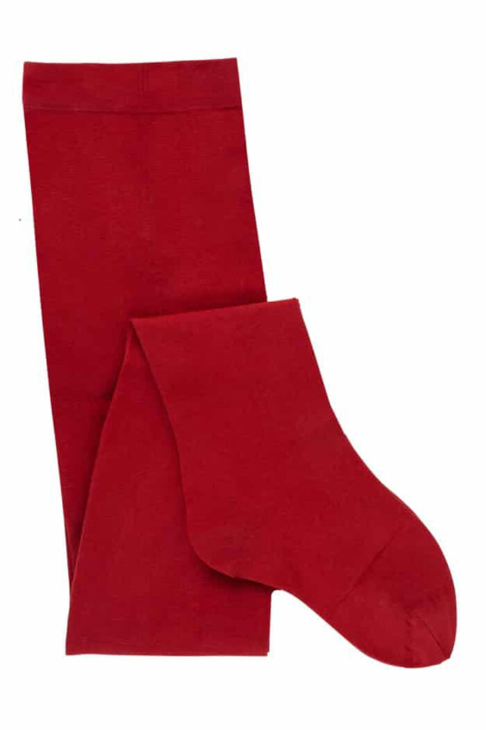 Panty biokatoen rood