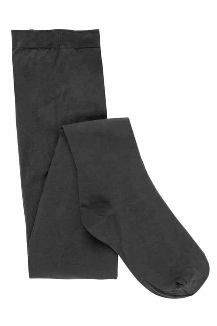 Zwarte panty biokatoen