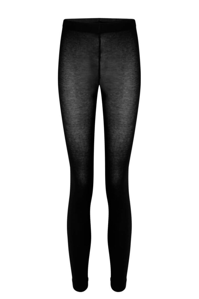Dunne pantylegging biokatoen zwart