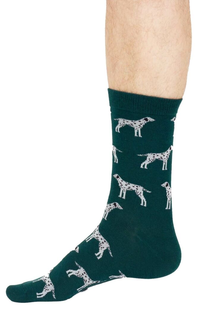 Sokken bamboe groen dalmatier