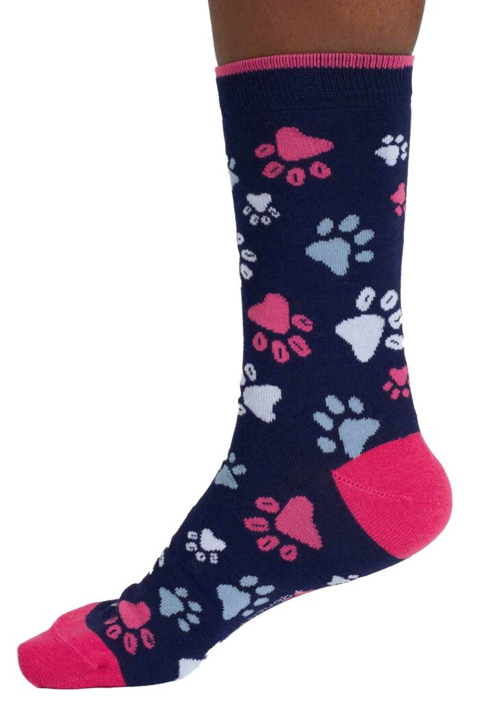 Cadeauzakje 2 paar bamboe kattensokken - Afbeelding 3