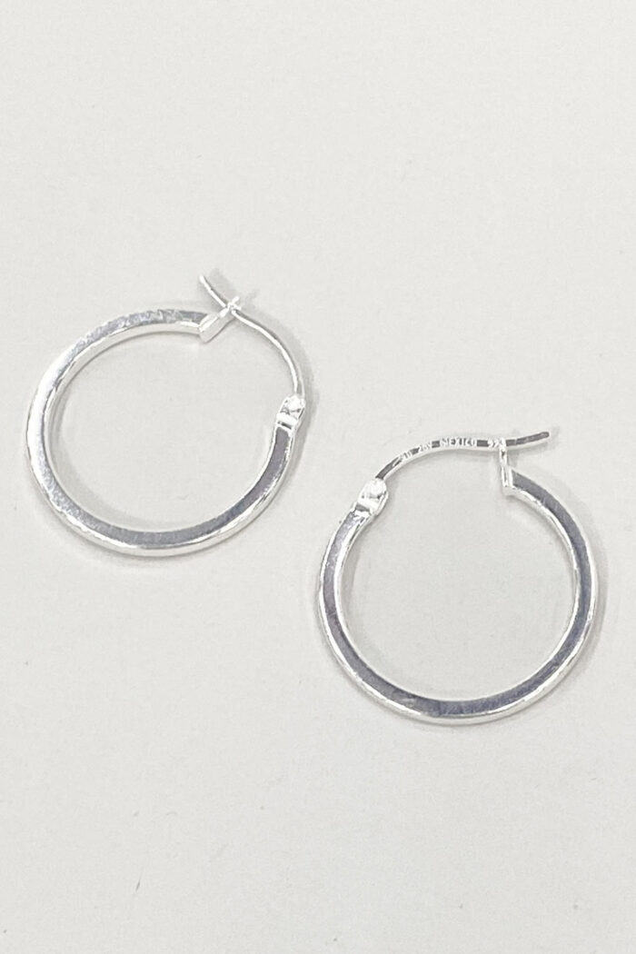 Creool zilver Plano 1,5cm