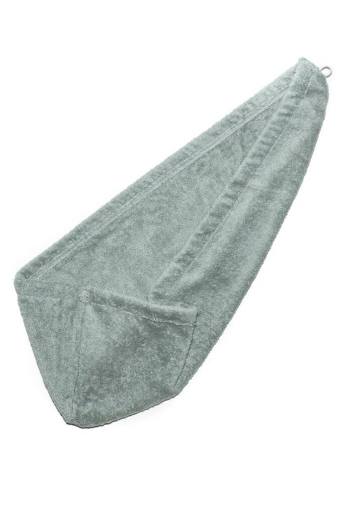 Haarhanddoek mineral green - Afbeelding 2