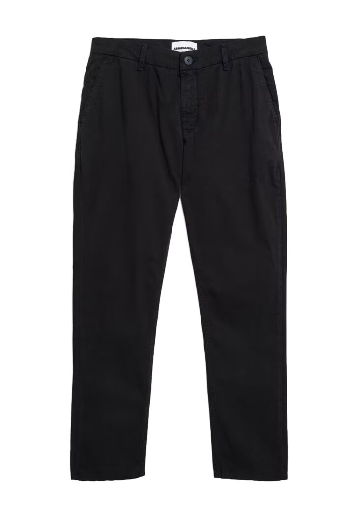 Zwarte chino herenbroek