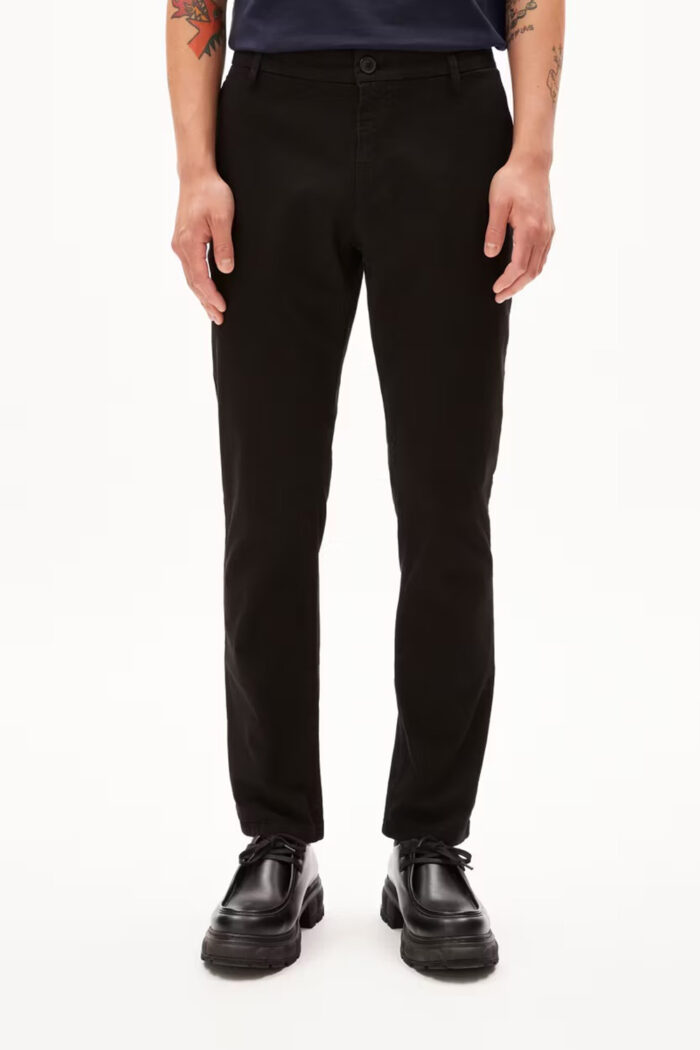 Zwarte chino herenbroek - Afbeelding 2