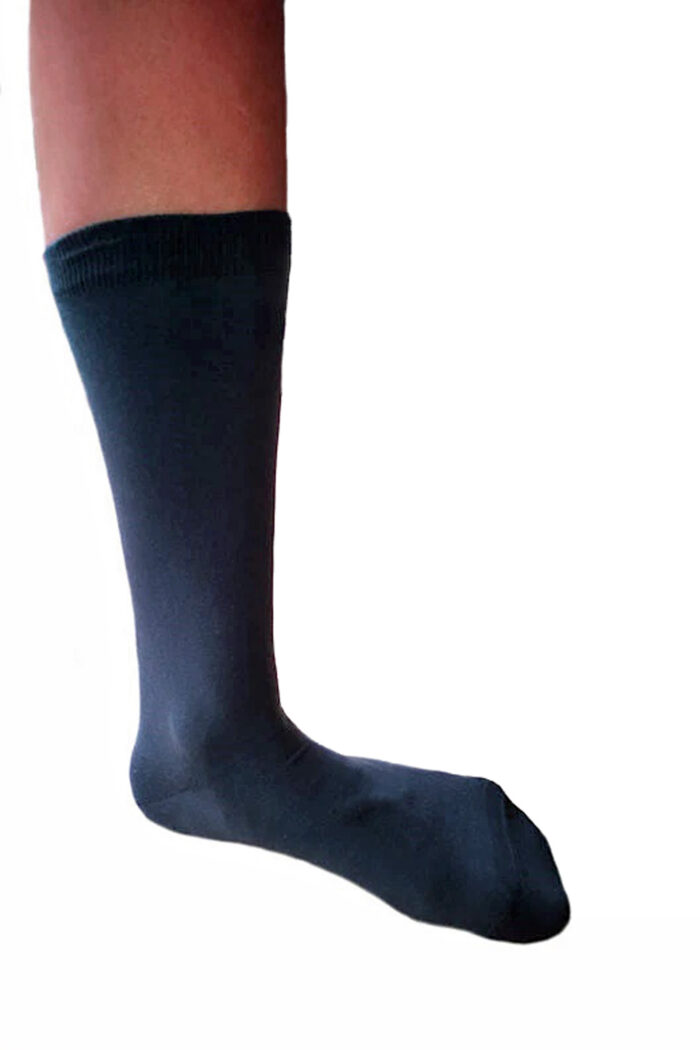 Sokken biokatoen blauw